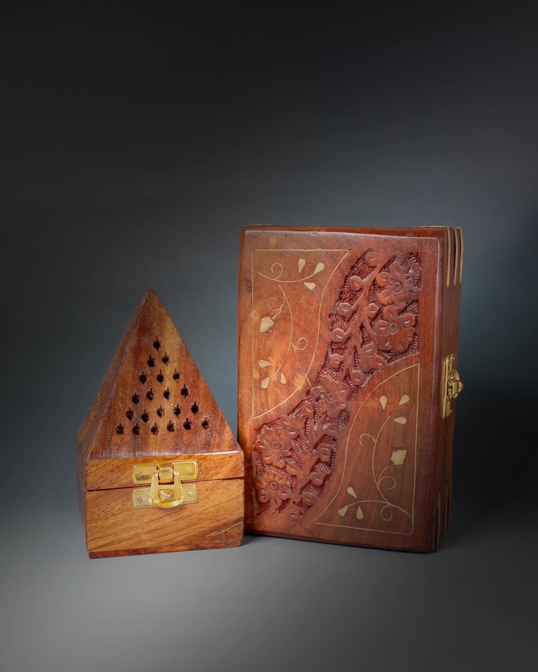 3" Pyramid Indian Mubkhar for Travelling