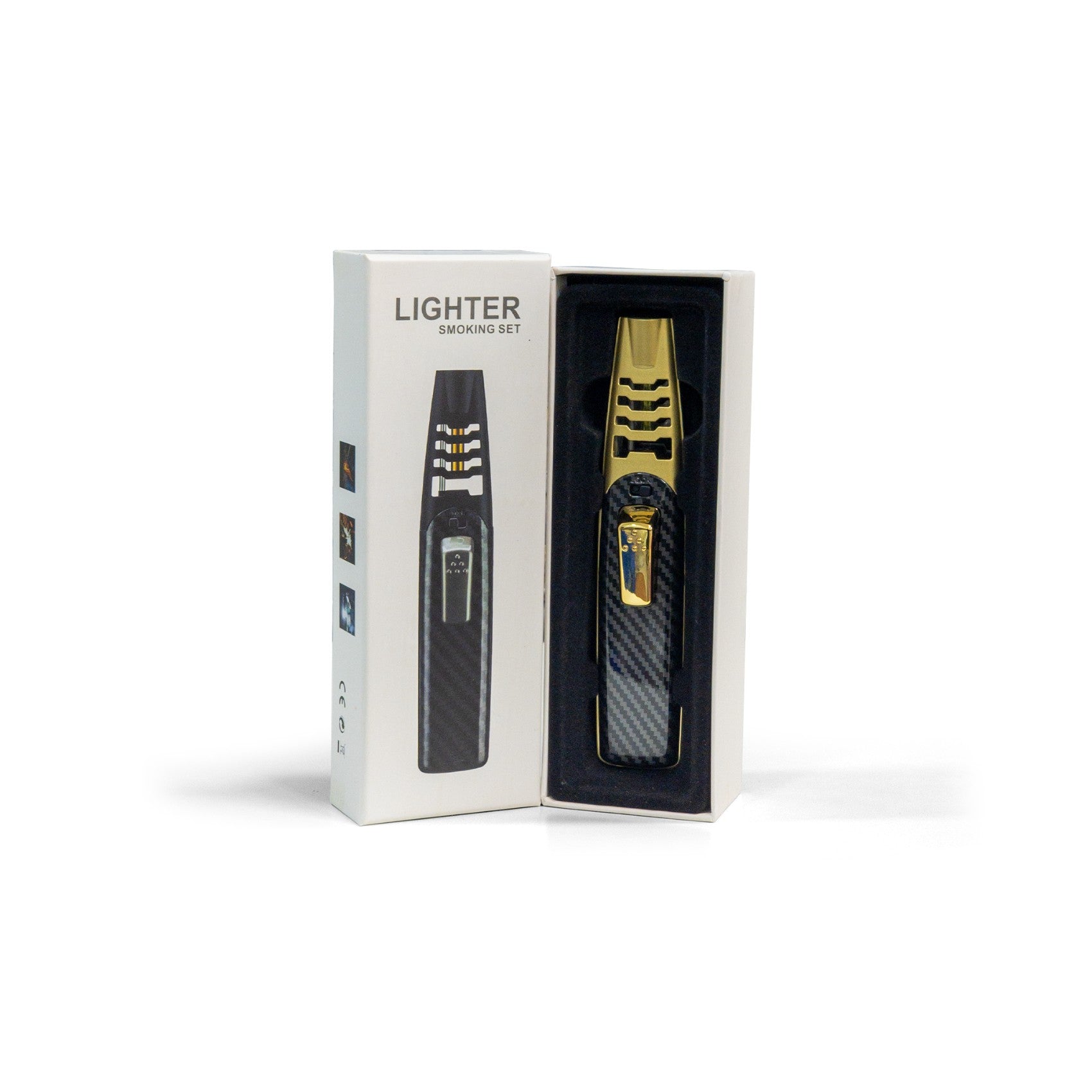 Golden & Black Lighter - Adjustable Flame